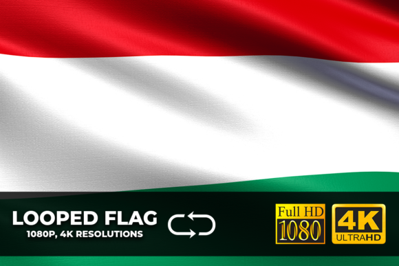 Download Hungary Looping Flag 4K Resolution - Premium Resources