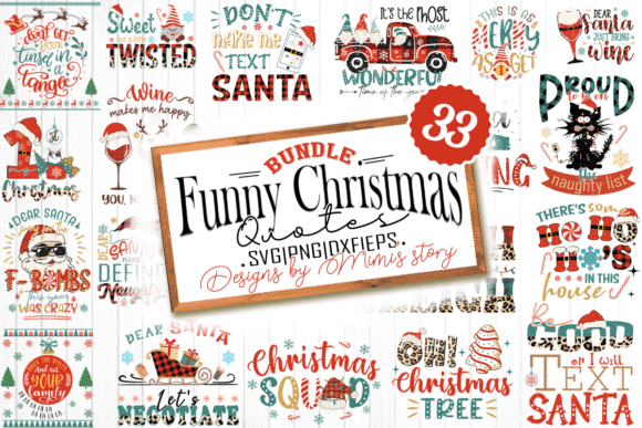 Download Funny Christmas Quotes Bundle - Premium Resources